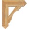 Ekena Millwork Olympic Arts & Crafts Rough Sawn Bracket, Western Red Cedar, 6"W x 24"D x 28"H BKT06X24X28OLY03RWR - alternate 2
